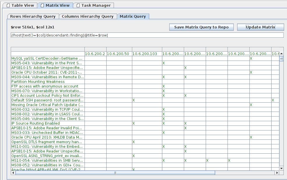 Matrix Query Teaser