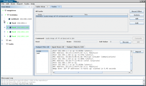 Importing XML data